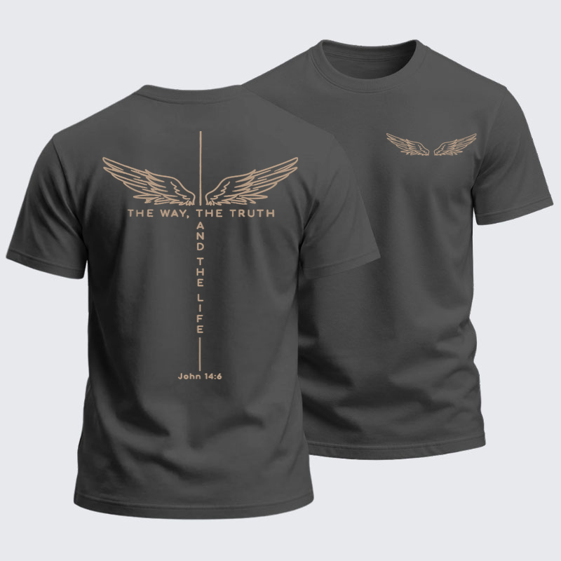 Heavyweight Cotton Tee - The Way The Truth The Life