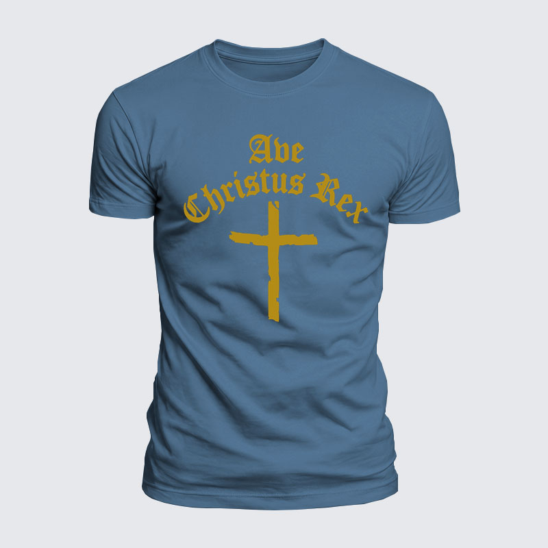 [Copy]Luxe Mercerized Cotton Tee - Ave Christus Rex