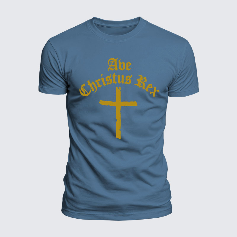 [Copy]Luxe Mercerized Cotton Tee - Ave Christus Rex