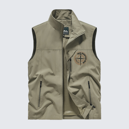 Iron Sharpens Iron - Proverbs 27:17 Jesus God Christian Outdoor Quick-dry Vest