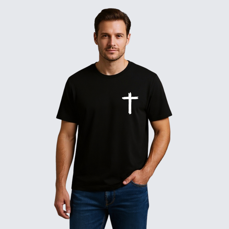 I Can't But I Know a Guy Jesus God Christian Premium Mercerized Cotton Tee