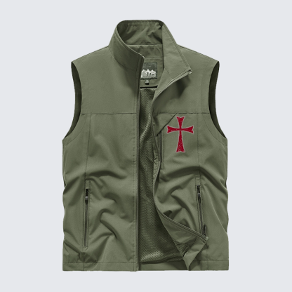 Knights Templar Crusader Outdoor Quick-dry Vest