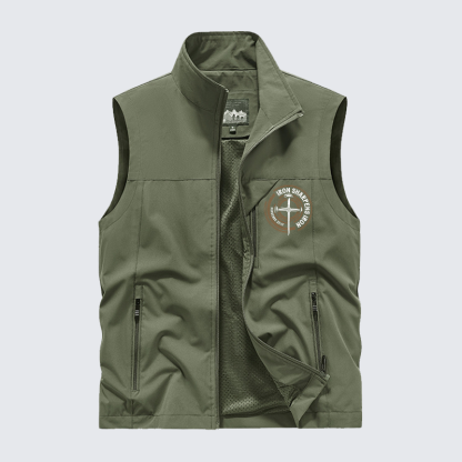 Iron Sharpens Iron - Proverbs 27:17 Jesus God Christian Outdoor Quick-dry Vest