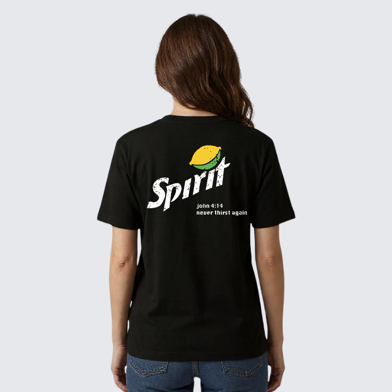 Spirit Jesus God Christian Premium Mercerized Cotton Tee