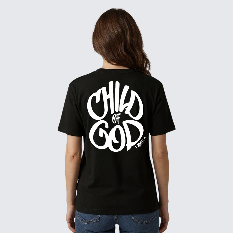Child Of God Jesus God Christian Premium Mercerized Cotton Tee