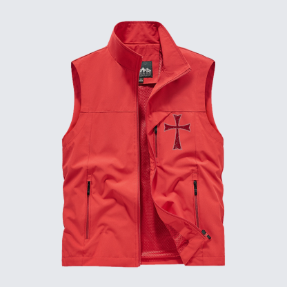 Knights Templar Crusader Outdoor Quick-dry Vest