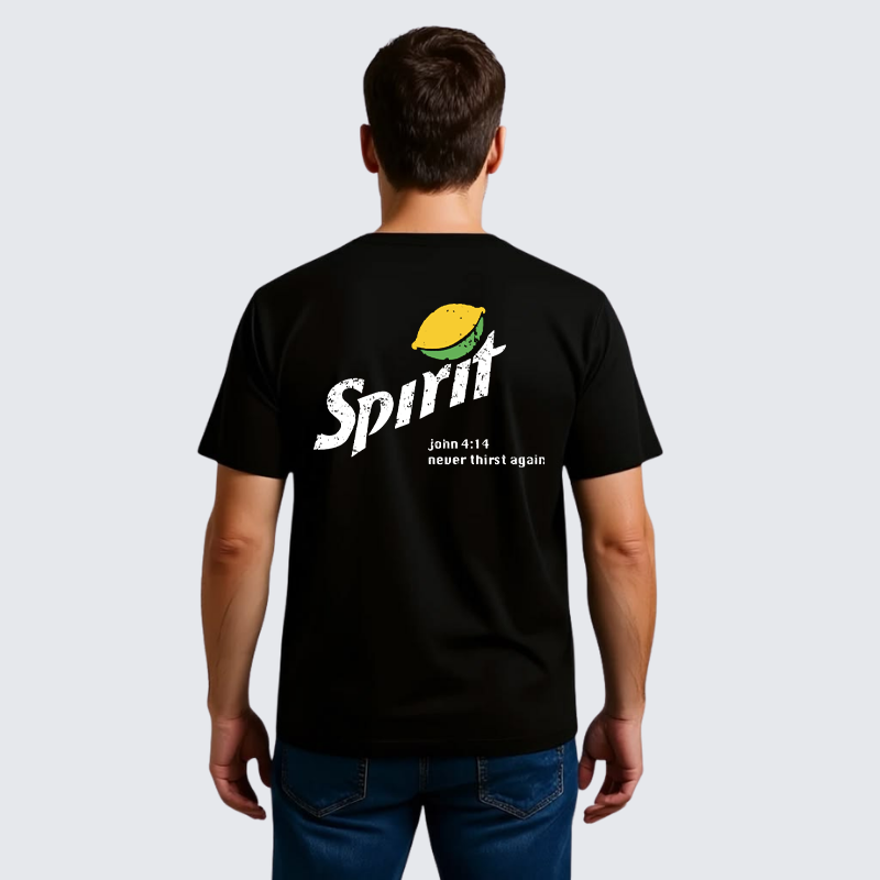 Spirit Jesus God Christian Premium Mercerized Cotton Tee