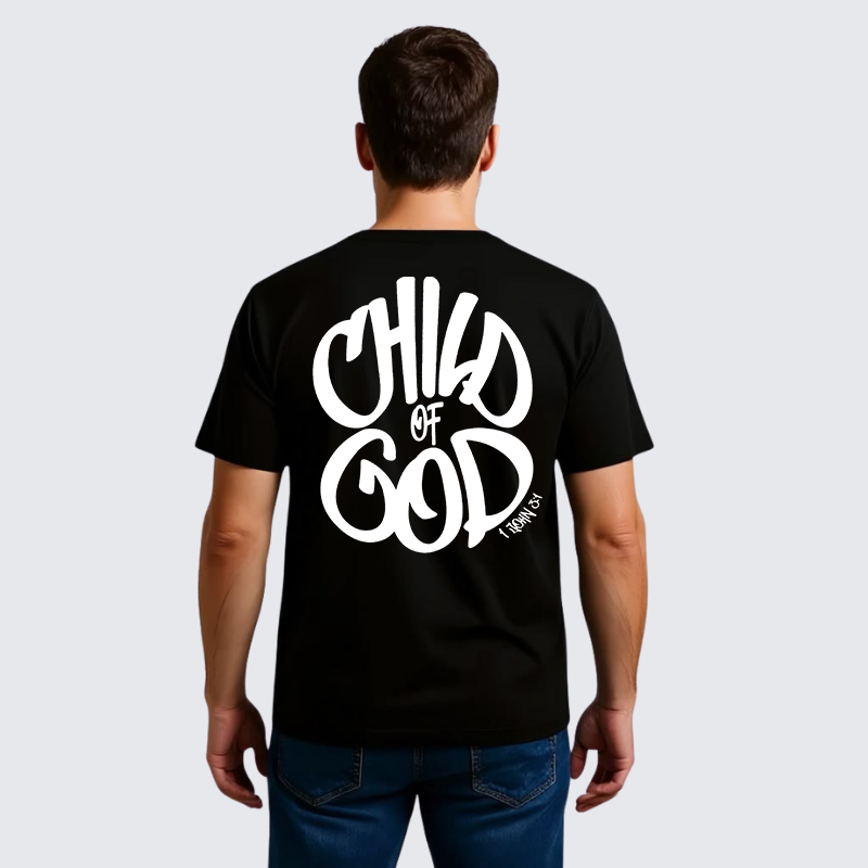 Child Of God Jesus God Christian Premium Mercerized Cotton Tee