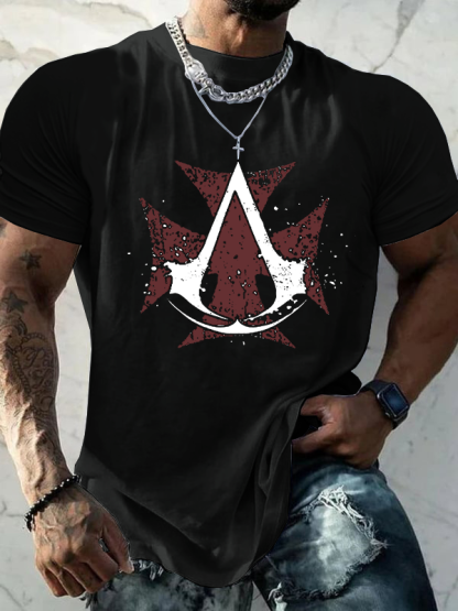 Cross Crew Neck Christian Cotton T-Shirt