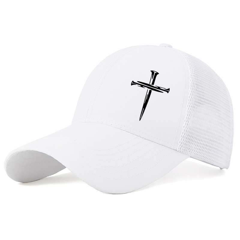 Cross Print Hats