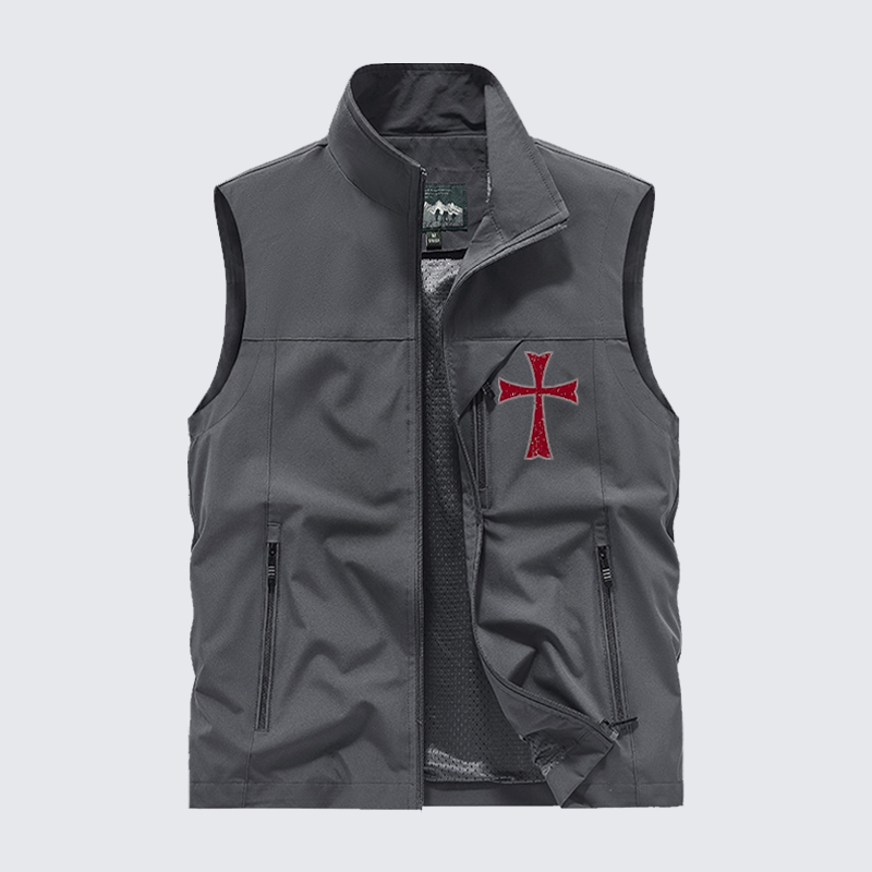 Knights Templar Crusader Outdoor Quick-dry Vest