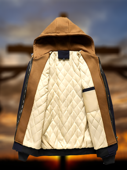 Yeshua King Of Kings Lord Of Lords Warm Hooded Bomber Jacket