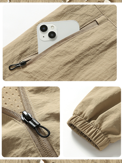 Men's Cross Print Casual Stand-collar Waterproof Jacket