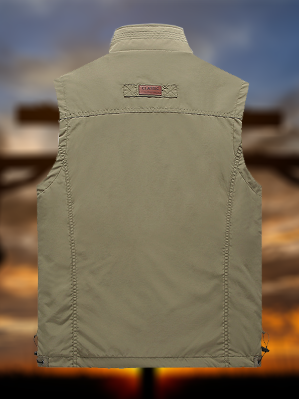 Cross Printed Jesus God Christian Outdoor Quick-dry Vest