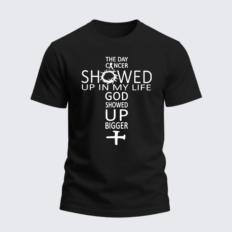 Heavyweight Cotton Tee - The Day Cancer Appeared in My Life