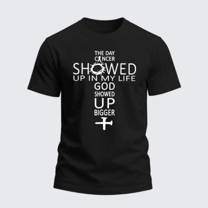 Heavyweight Cotton Tee - The Day Cancer Appeared in My Life
