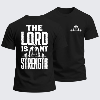 Heavyweight Cotton Tee - Lord Is My Strength