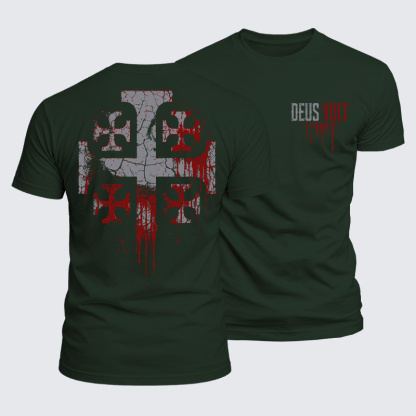 Luxe Mercerized Cotton Tee - Deus Vult
