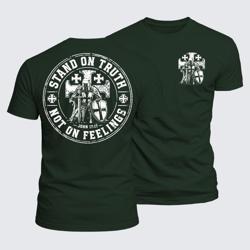 Luxe Mercerized Cotton Tee - Stand On Truth Not On Feelings