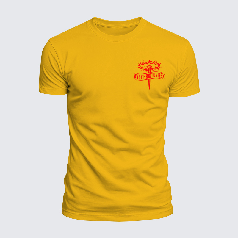 Luxe Mercerized Cotton Tee - Ave Christus Rex
