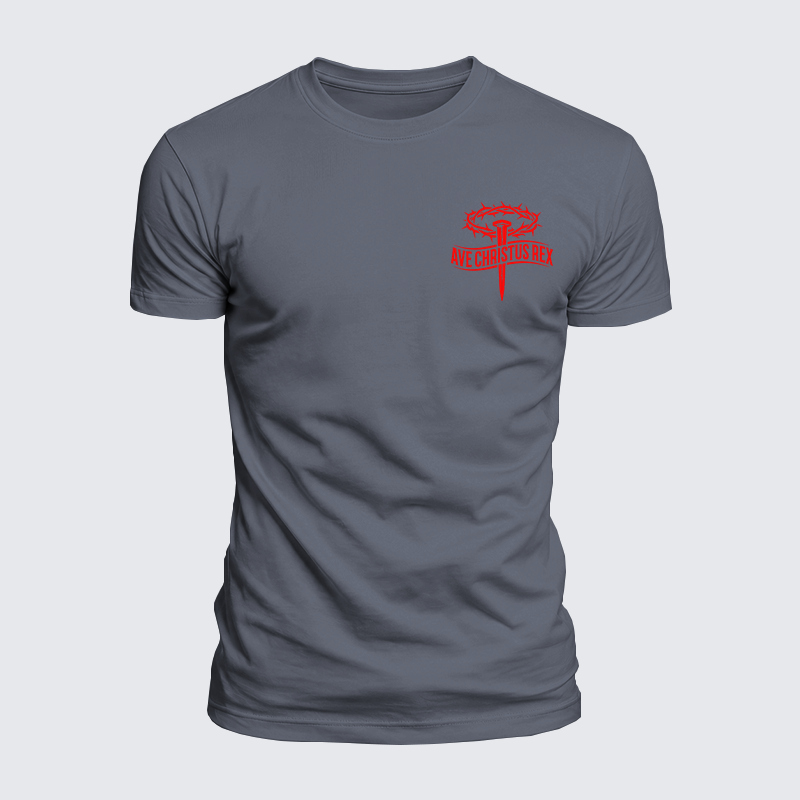 Luxe Mercerized Cotton Tee - Ave Christus Rex