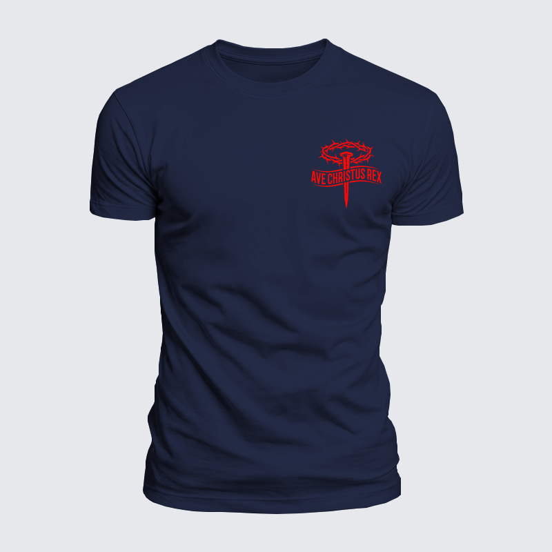 Luxe Mercerized Cotton Tee - Ave Christus Rex