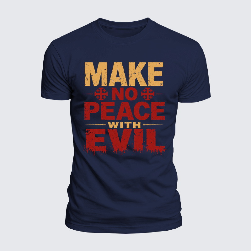 [Copy]Luxe Mercerized Cotton Tee - Deus Vult Stand Firm In Faith