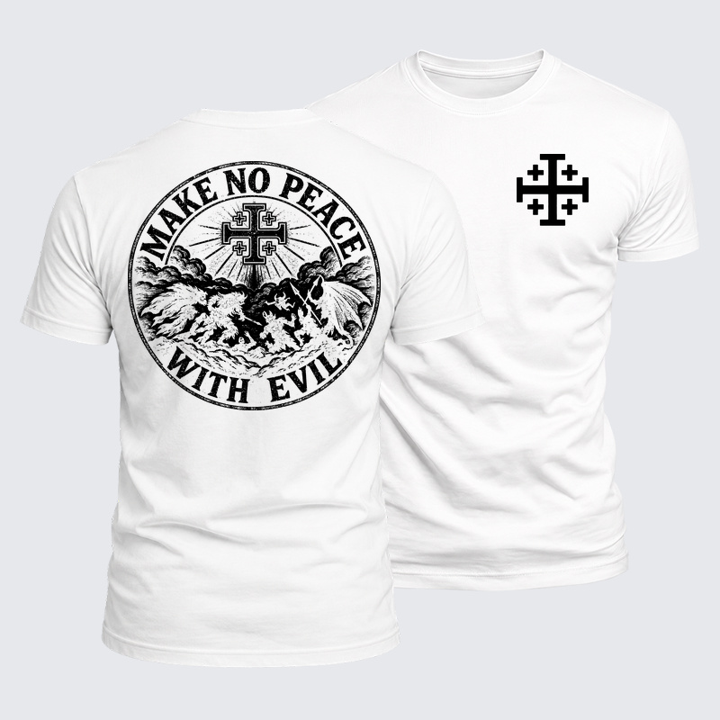 Luxe Mercerized Cotton Tee - Deus Vult Stand Firm In Faith