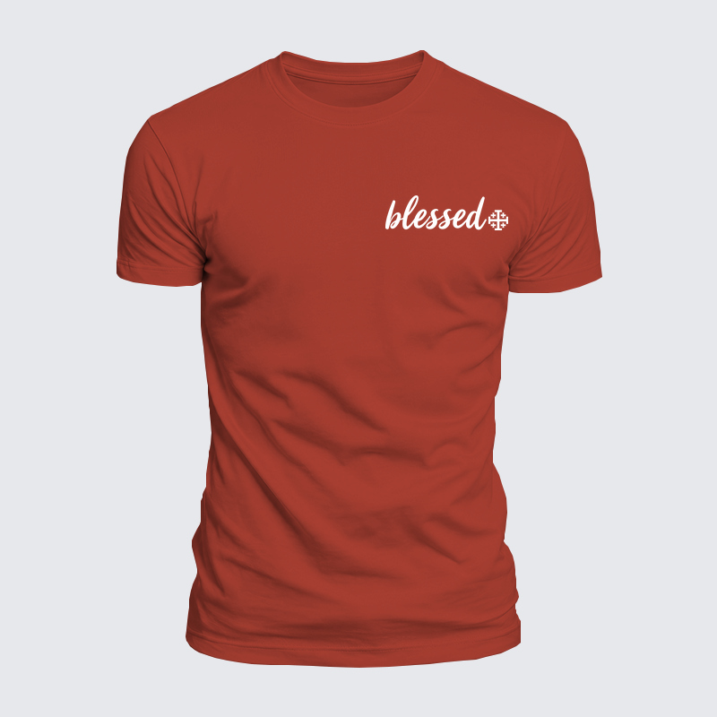 Luxe Mercerized Cotton Tee - Blessed Cross