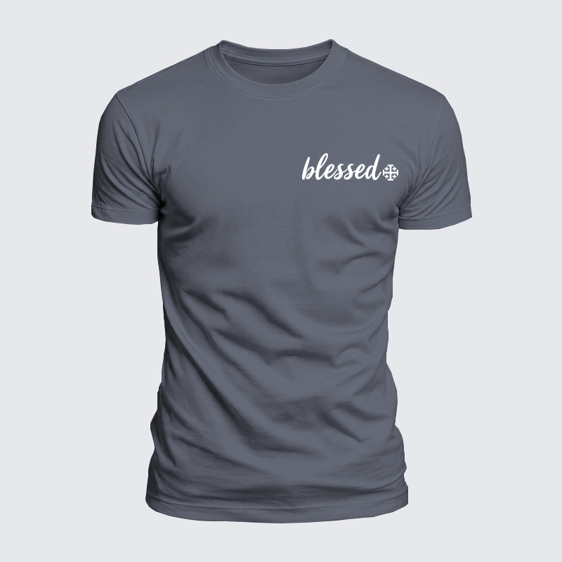 Luxe Mercerized Cotton Tee - Blessed Cross