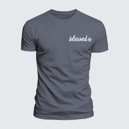Luxe Mercerized Cotton Tee - Blessed Cross