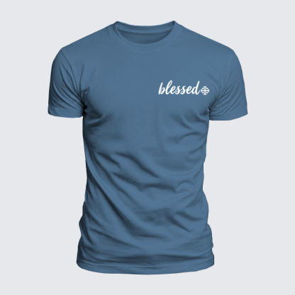 Luxe Mercerized Cotton Tee - Blessed Cross