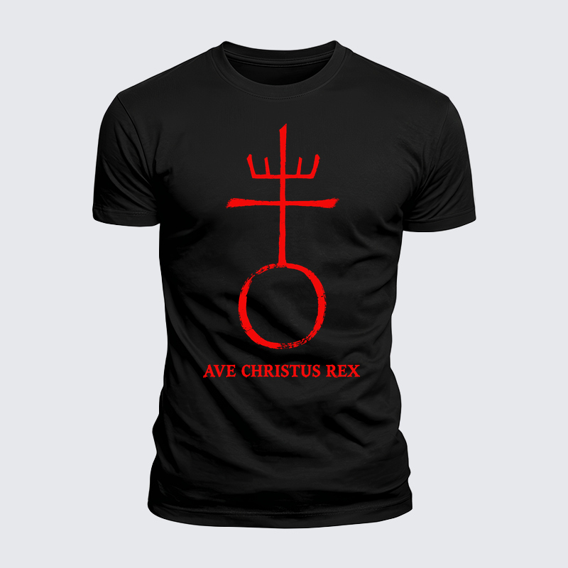 [Copy]Luxe Mercerized Cotton Tee - Christ Is King- Ave Christus Rex