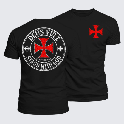 Luxe Mercerized Cotton Tee - Deus Vult Stand With God