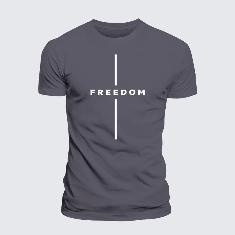 Freedom Is Not Free Jesus God Christian Premium Mercerized Cotton Tee