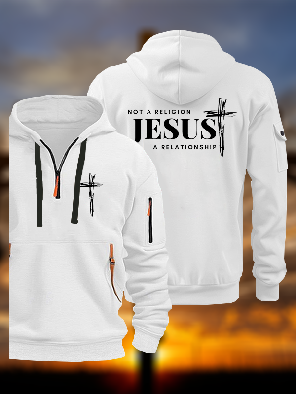 It’S Not Religion It’S A Relationship Jesus God Christian Zipper Hoodies