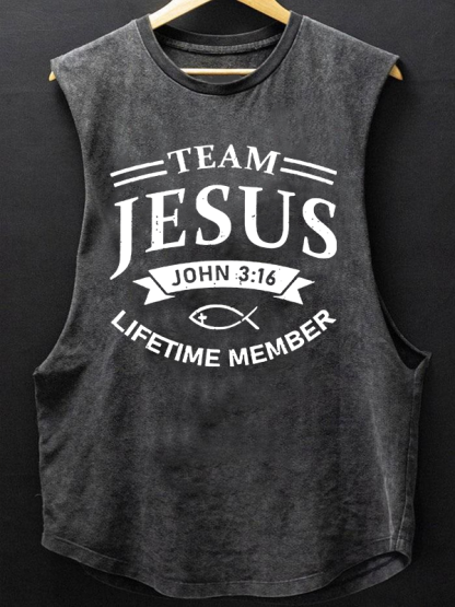 Jesus Team Christian Washed Tank