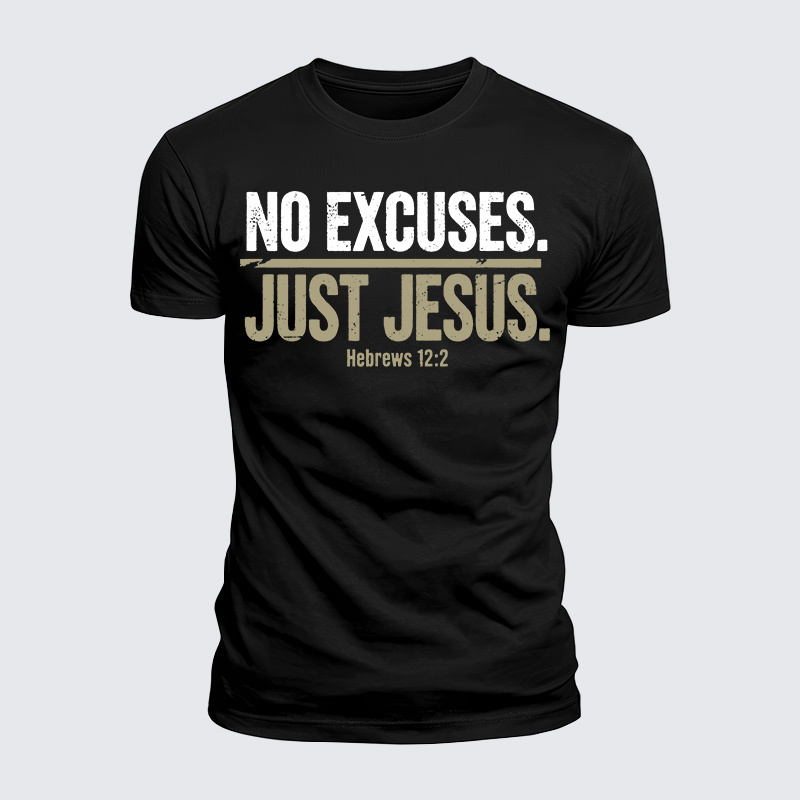 Man Of God Husband Dad Jesus God Christian Cotton T-Shirt