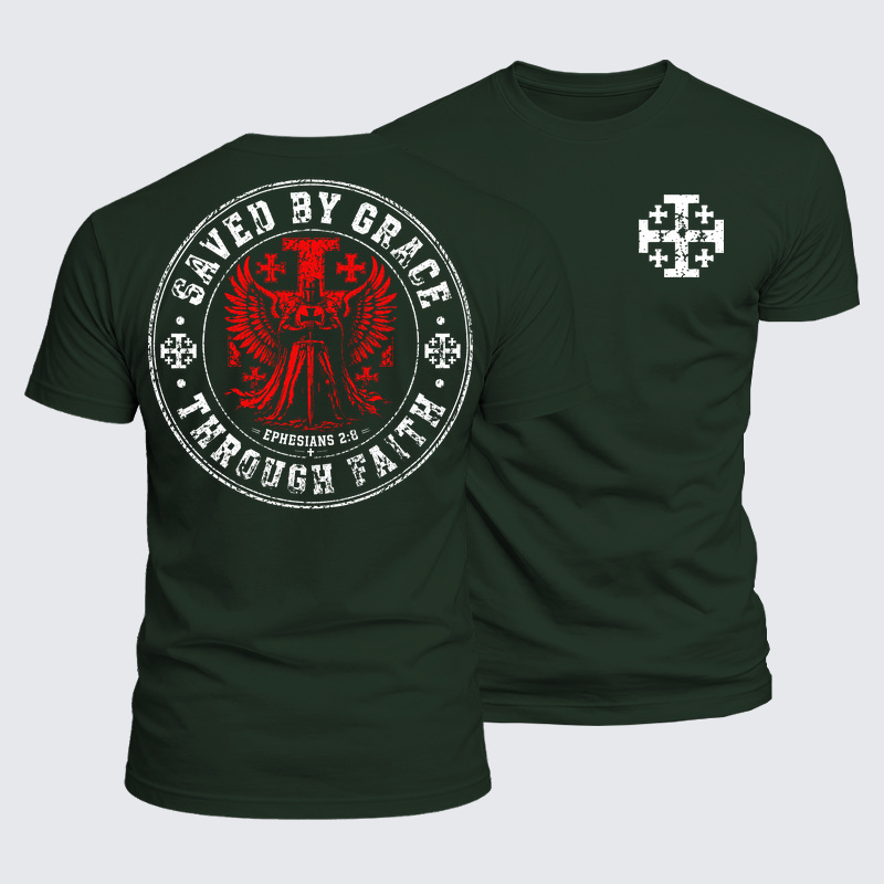 Luxe Mercerized Cotton Tee - Saved By Grace