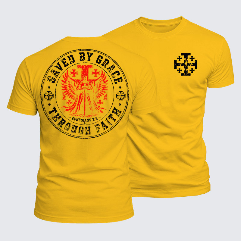 Luxe Mercerized Cotton Tee - Saved By Grace