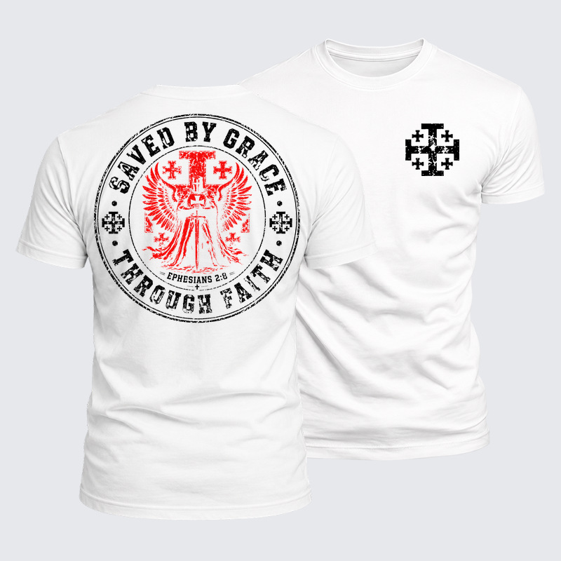 Luxe Mercerized Cotton Tee - Saved By Grace