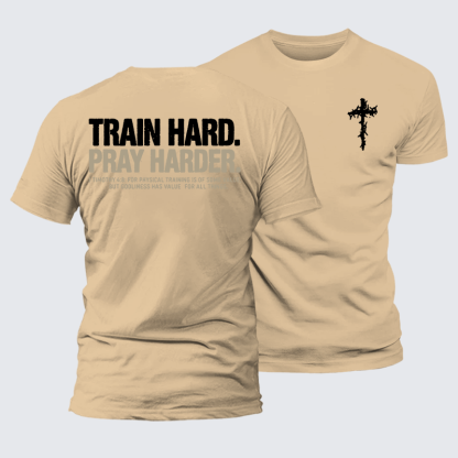 Faith Jesus God Christian Premium Mercerized Cotton Tee