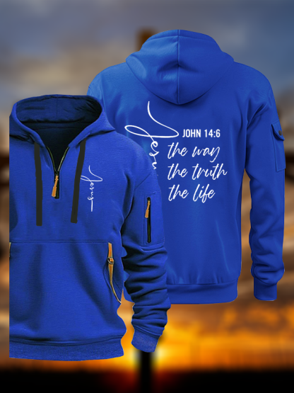 Jesus The Way The Truth The Life Jesus God Christian Zipper Hoodies