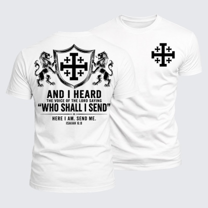 Luxe Mercerized Cotton Tee - Send Me Isaiah 6:8