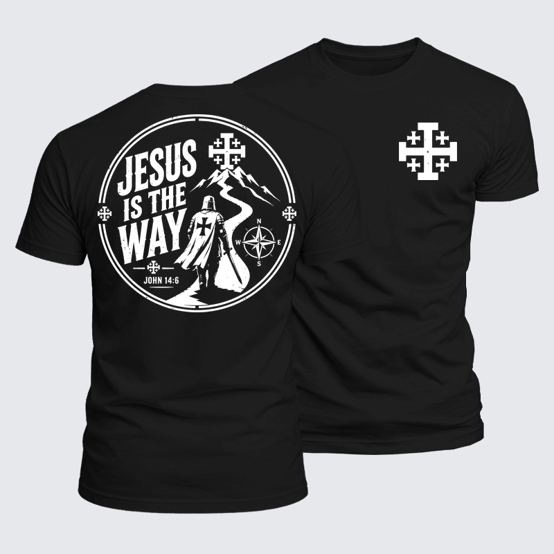 Luxe Mercerized Cotton Tee - Jesus Is the Way