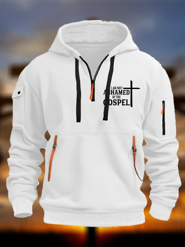 I Am Not Ashamed Of The Gospel Jesus God Christian Zipper Hoodies