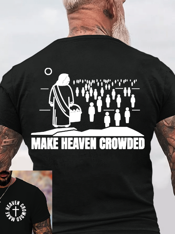 Man Of God Husband Dad Jesus God Christian Cotton T-Shirt