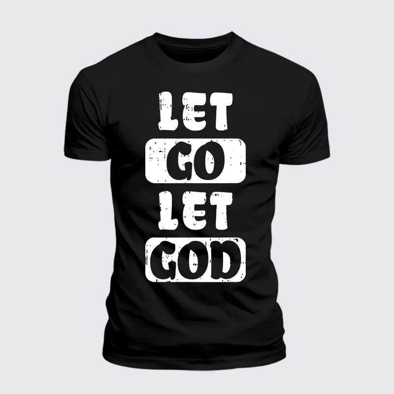 Man Of God Husband Dad Jesus God Christian Cotton T-Shirt
