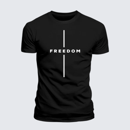Freedom Is Not Free Jesus God Christian Premium Mercerized Cotton Tee