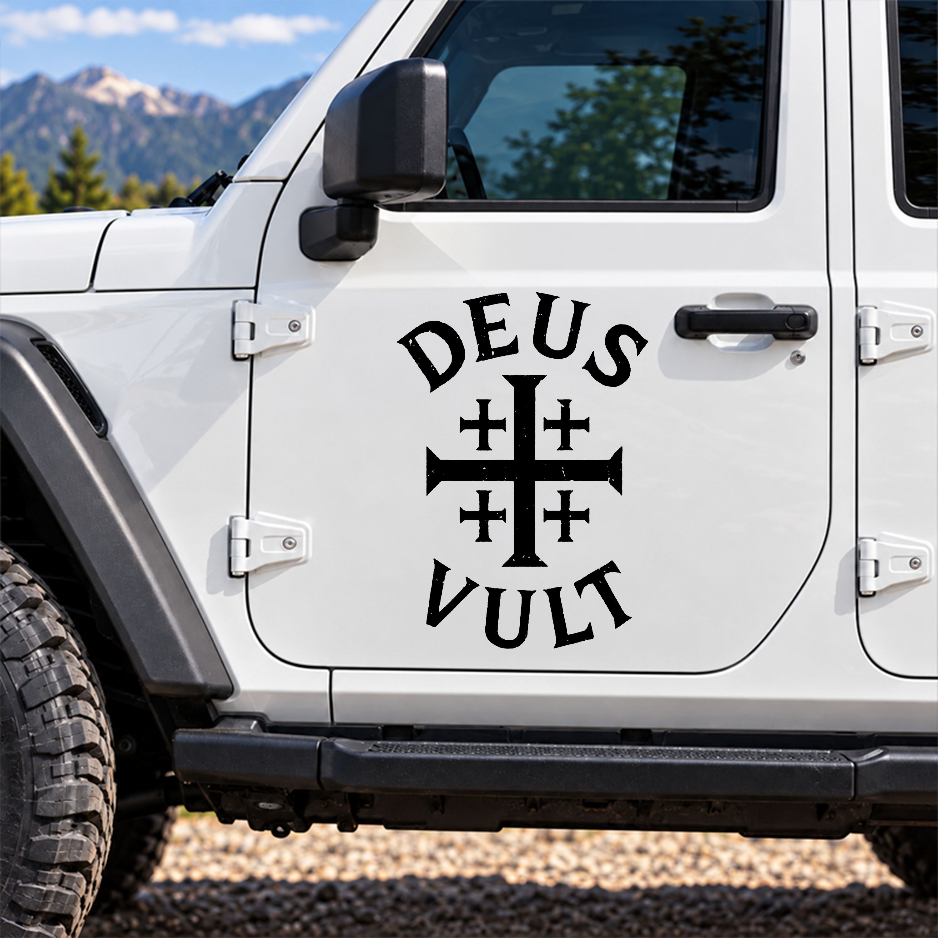 Car & Truck Vinyl Decals  - Deus Vult   